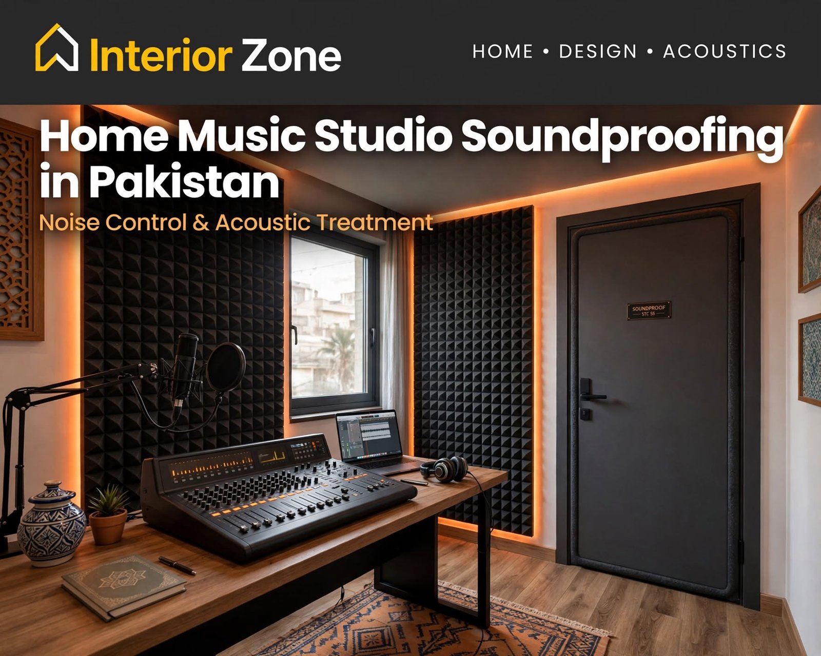 Home Music Studio Soundproofing in Pakistan
